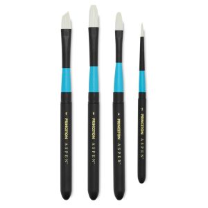 Aspen Series 6500 Synthetic Travel Brushes and Set  |  Travel and Pocket Paint Brushes Outdoor Studio & Plein Air Travel & Pocket Paint Brushes