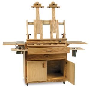 Caitlin Taboret and Easel  |  Taborets Art Studio Furniture Rolling & Utility Carts