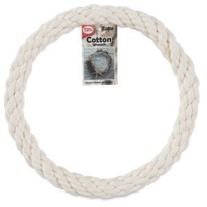 Cotton Rope Wrapped Wreaths  |  Wall Decor At-Home Learning Supplies Wall Decor