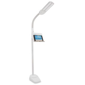 Dual Shade LED Floor Lamp with USB Charging Station  |  Artist Lamps Artist Lamps Artist Lamps