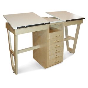 Dual Station Drafting Table  |  Drafting Tables Art Studio Furniture Drafting Tables