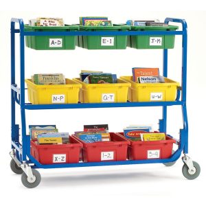 Library On Wheels  |  Rolling and Utility Carts Art Studio Furniture Rolling & Utility Carts