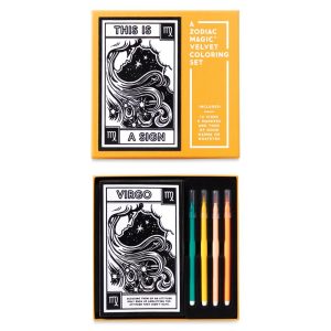 Magic Velvet Poster Coloring Sets  |  Wall Decor At-Home Learning Supplies Wall Decor