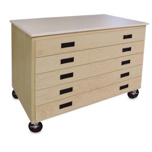 Mobile Paper Storage Cart  |  Flat Files and Vertical Files Art Storage Cabinets Art Storage Cabinets