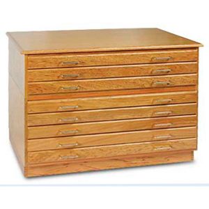 Oak Flat Files  |  Flat Files and Vertical Files Art Studio Furniture Flat Files & Vertical Files