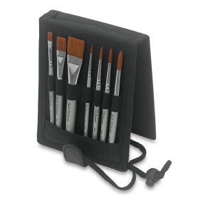 Plein Air Travel Brush Set  |  Travel and Pocket Paint Brushes Outdoor Studio & Plein Air Travel & Pocket Paint Brushes