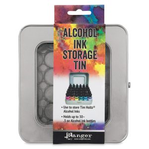 Ranger Alcohol Ink Storage Tin  |  Storage Boxes and Containers At-Home Learning Supplies Storage Boxes & Containers