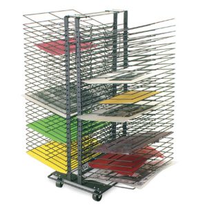 Rollaway Rackaway Drying Rack  |  Paper Drying Racks and Storage Art Studio Furniture Paper Drying Racks & Storage