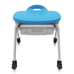 Stackable Classroom Stool with Wheels and Storage  |  Artist Chairs and Stools Art Studio Furniture Artist Chairs & Stools