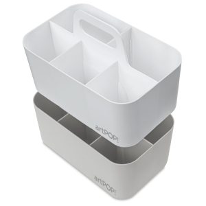 Stackable Storage Caddy Set  |  Storage Bins and Trays At-Home Learning Supplies Storage Bins & Trays