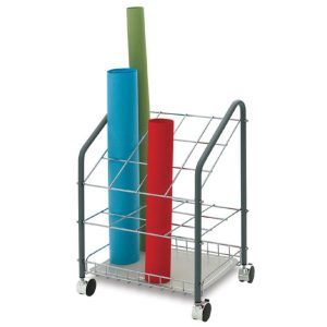 Steel Wire Roll File  |  Paper Racks and Dispensers Classroom Furniture Paper Racks & Dispensers