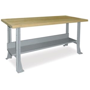 Steel Workbench with Maple Top  |  Art Tables and Desks Art Studio Furniture Art Tables & Desks