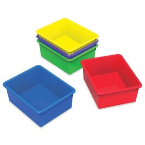 Storage Trays and Lid  |  Storage Bins and Trays At-Home Learning Supplies Storage Bins & Trays