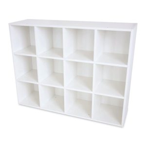 White 12 Cubby Backpack Storage Cabinet  |  Early Childhood Furniture Classroom Furniture Early Childhood Furniture