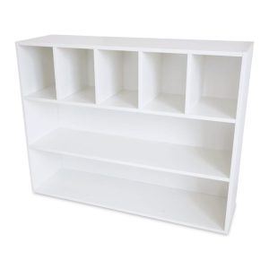 White Cubby and Shelf Cabinet  |  Home and Office Storage Cabinets Home & Office Furniture Home & Office Storage Cabinets