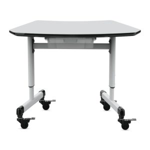 HeightAdjustable Trapezoid Student Desk with Drawer  |  Classroom Tables and Desks Classroom Furniture Classroom Tables & Desks