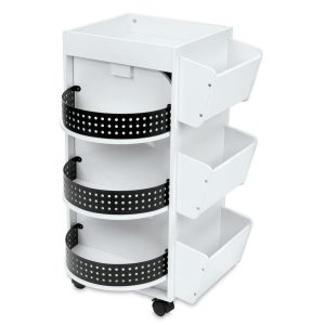 Swivel Organizer  |  Taborets Art Studio Furniture Rolling & Utility Carts